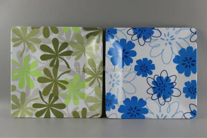 21x21cm Melamine Square Plate And Dish For Sale