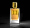 30ml new design long slim clear frosted empty perfume glass bottle with golden cap for sale