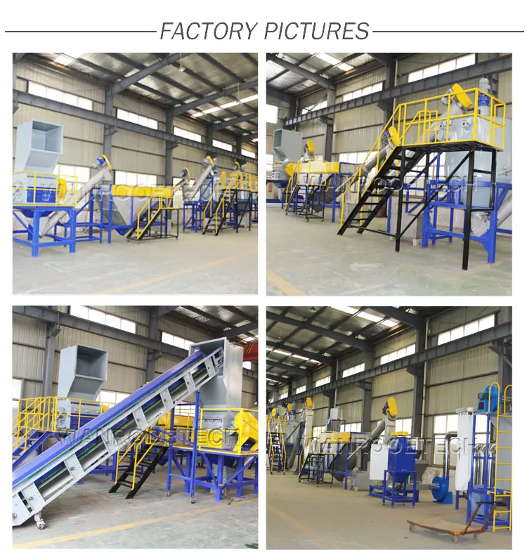 Pp Pe Film Woven Bag Washing Machine Plastic Washing Recycling Line