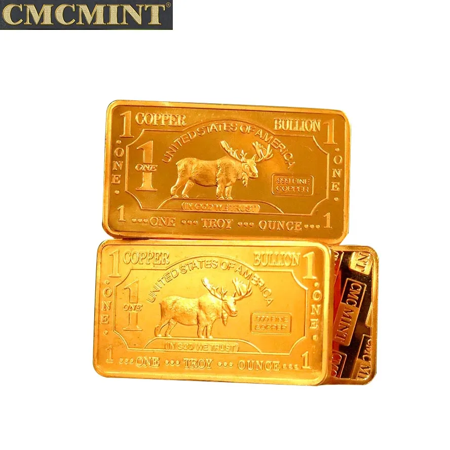 Price Copper Ingot 1 Oz 999 Fine Copper Steam Engine Train Bullion Bars