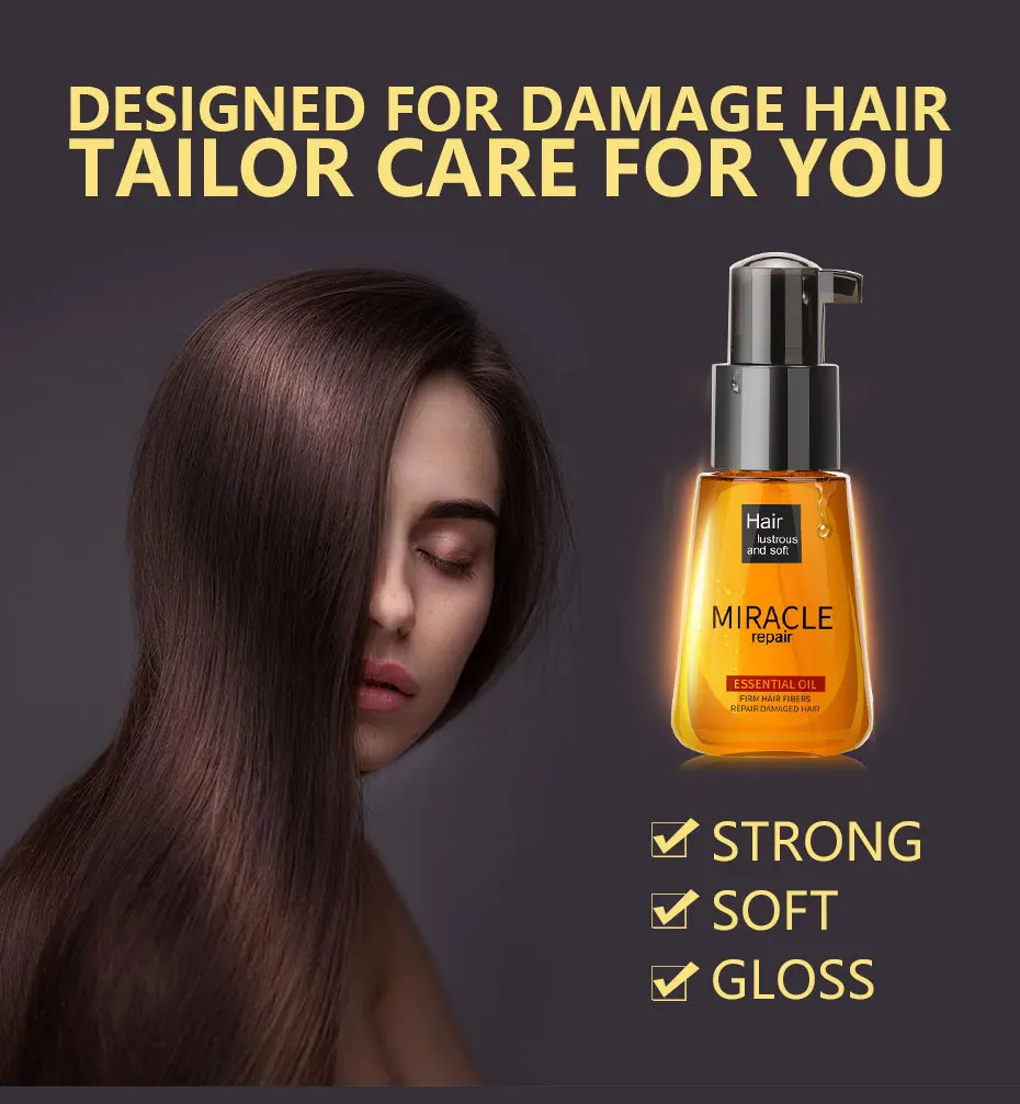 The latest Moroccan argan oil pure multifunctional hair care pure dry Moroccan scalp essential hair care products