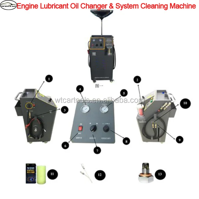 Lubrication System Flushing Machine Engine Oil Change Machine - Buy ...