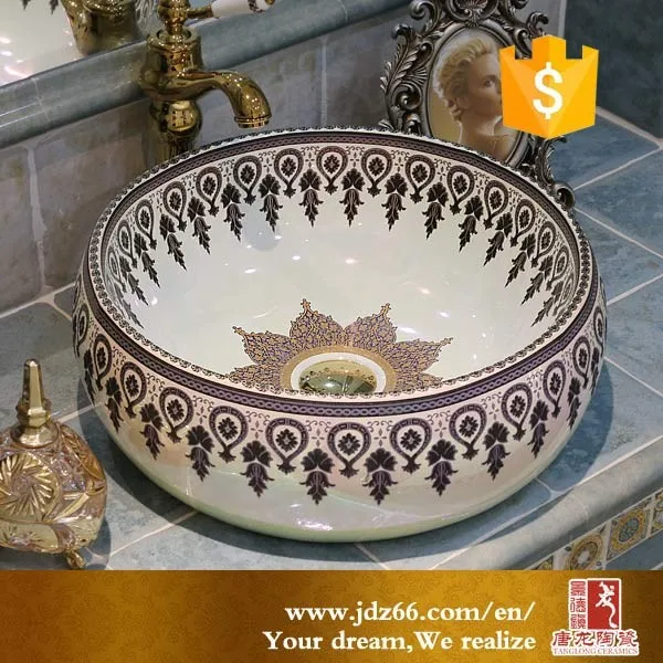Factory Promotional Price Moroccan Sink Ceramic Foot Wash Basin Buy