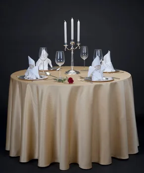 Cheap Round Roulette Champagne Color Table Cloth For Wedding Buy