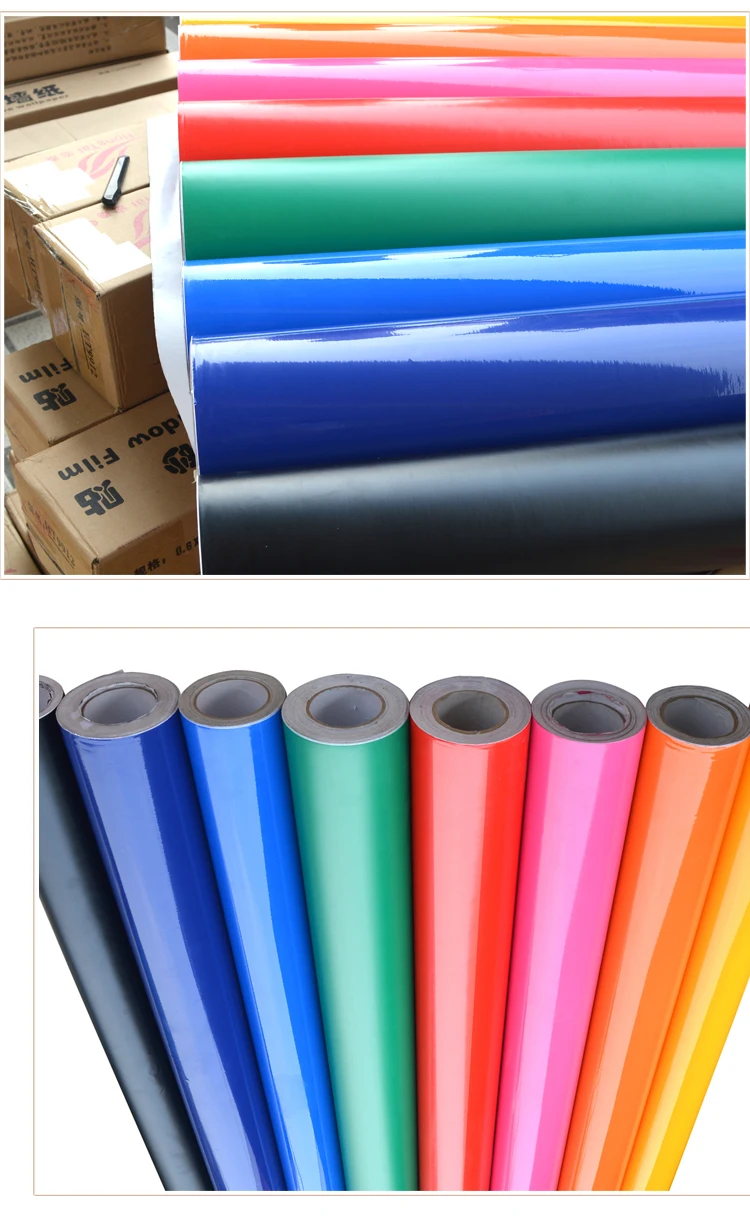 Hot Selling High Quality Glossy Self Adhesive Pvc Color Cutting Vinyl S