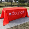 Trade Show Spandex Custom Printed Table Cloth with Spandex polyester material