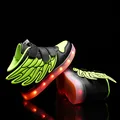2016 New Kids Boy Girl Brand Sports Shoes With Led Light Wings Sneakers Children Heelys Glowing