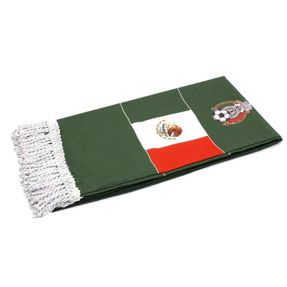 Mexico Soccer Knit Scarf Country Flag Printed Knitted Style Scarf Buy