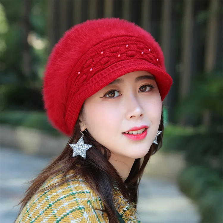 Winter Hats For Women Outdoor Warm Knit 