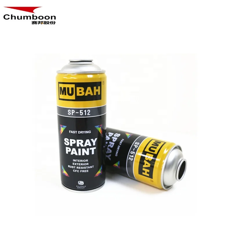 Cmyk Printing Empty Aerosol Tin Cans Refillable Spray Paint Cans