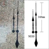 348mm Teardrop shape long black aluminum clock hands for clock