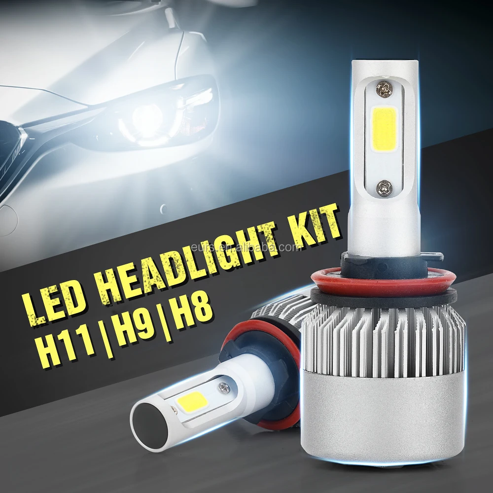 Newest Led Headlight 40w High Brightness 4000lm H4 H8 H13 880 9005 9006