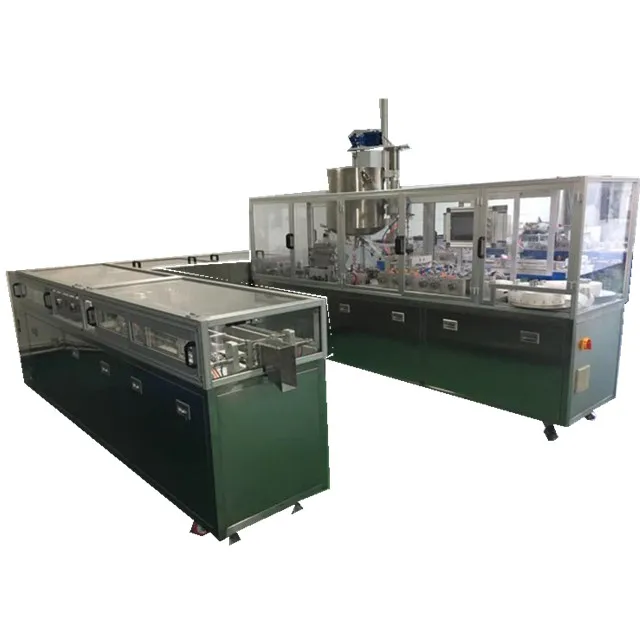 S-2L de alta velocidad automática laboratorio supositorio línea de producción (de tipo lineal) línea de producción de la máquina de llenado equipos
