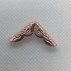 Right angle rose decorative metal corner protectors