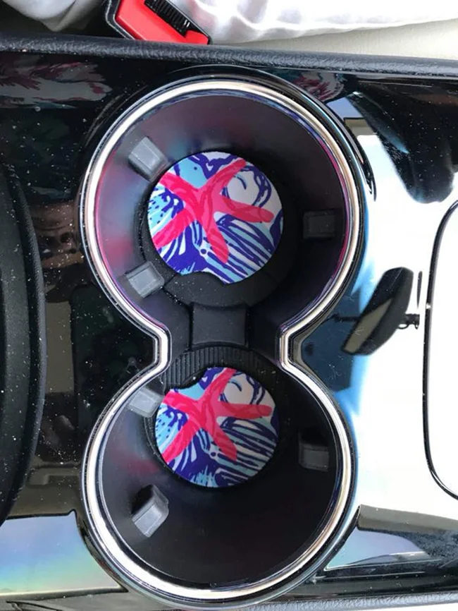 Neoprene car cup coaster, custom coaster with standard size