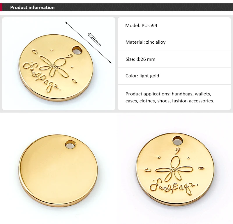 Custom Gold Plated Logo