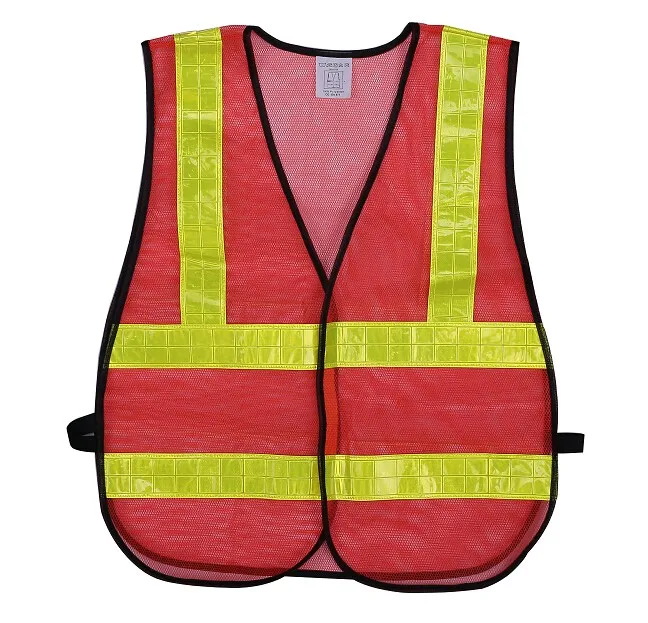 Red Reflective Safety Vest With Silver Reflective Article Buy Safety