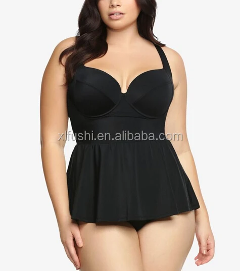 sexy plus size swim dress