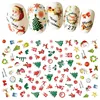 Korea style Nails Art Sticker Merry Christmas 3D snowflake elk Elements Nail Wrap Sticker Tips Manicura stickers for Nails