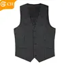 Custom Latest Designer Stripe Pattern Formal Waistcoats Vest For Men