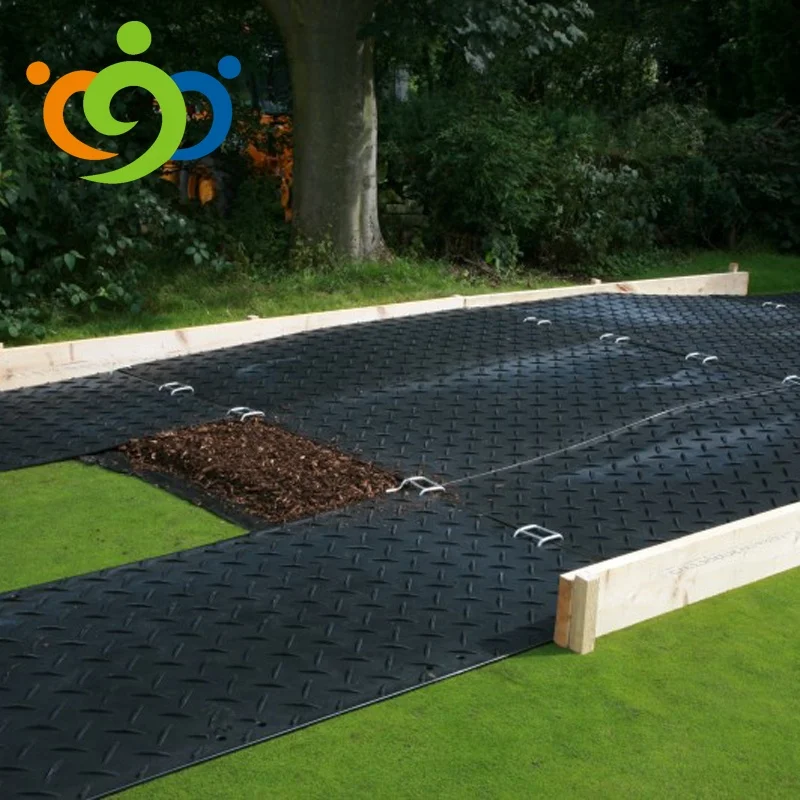 Hdpe Plastic 4x8 Ft Ground Protection Mats And Heavy Duty