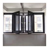 Fire rating anti noise double glazied aluminum fixed window manufacturers