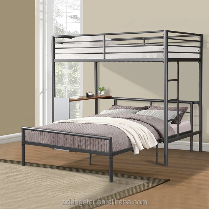 Sale Cheap Used Metal Double Twin Full Bunk Bed With Desk Buy