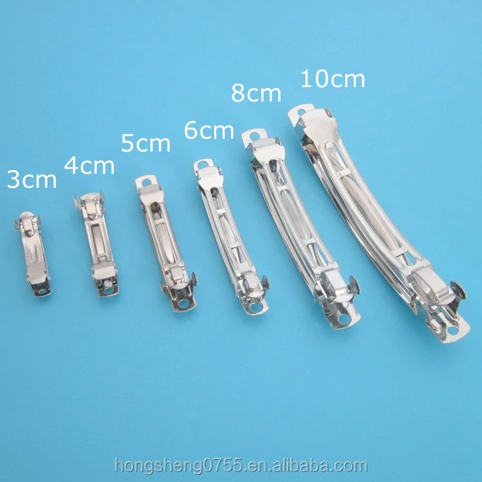Factory Supply 8cm Metal French Barrette Hair Clips Buy French