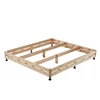 Queen king size high quality pine wood platform bed frame