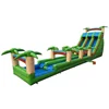 Commercial giant colorful PVC dry three lanes inflatable slide for adult