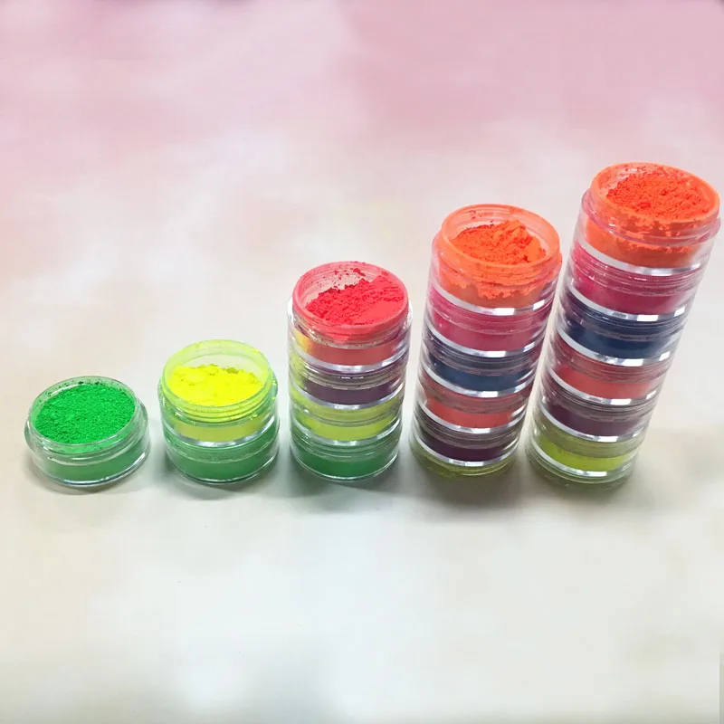 hot sales Wholesale Eyeshadow Loose Neon Pigment Eyeshadow 7 Colors in one set eye shadow private label