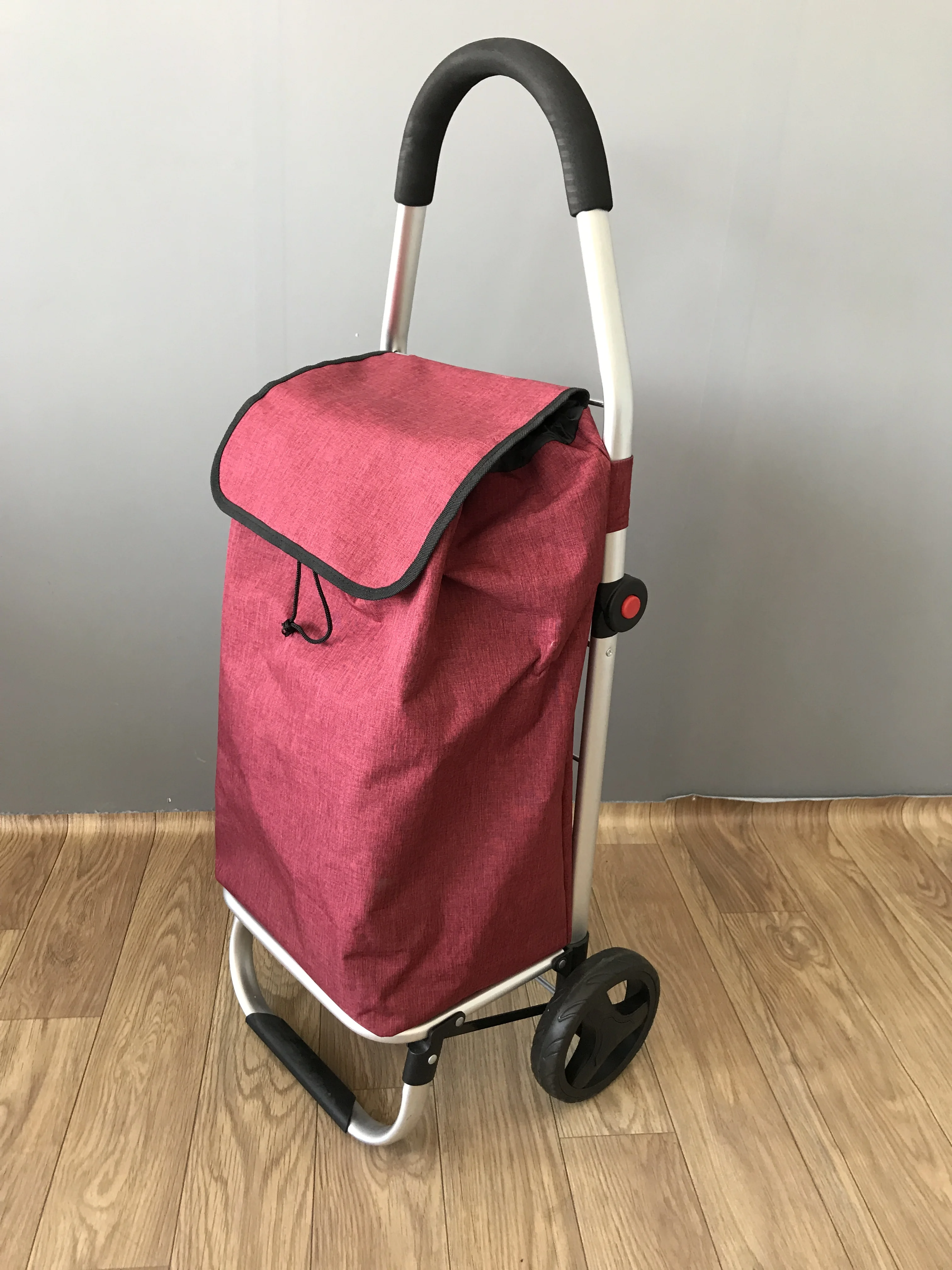 2019 High Quality 600d Polyester Folding Shopping Trolley With Wheels