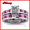 Diamond Vintage Inspired Ring in 14K White Gold ring 3 carat diamond solitaire ring