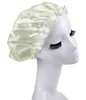 Silk satin sleeping cap for women with multi colors