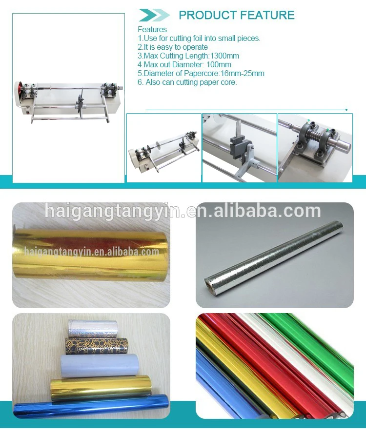 Hot Stamping Foil Slitting Machine/hot Stamping Foil Cutting Machine