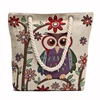 Custom 2018 new canvas Printed owl pattern Beach Handbag