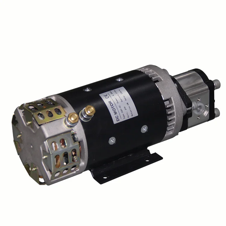 Dc 12v 0.75kw Motor Electric Hydraulic Power Pack For Car Lift