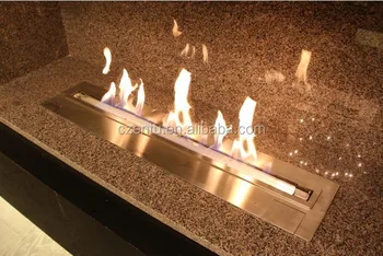 Ecosmart Fireplace That Made Of Stainless Steel That Hold A Long