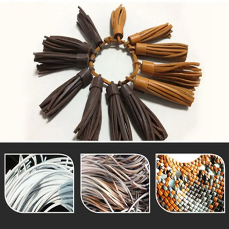 Popular Genuine Stitched Round Leather Cord Real Leather Round Cord