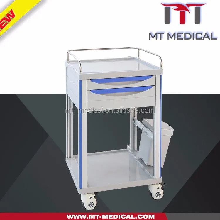 MMT-5 stainless teel dressing trolley with bowl