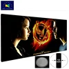 XYSCREENS 90" 110" 130" 140" 160" 170" ALR Narrow Frame Projector Screen With Black Diamond HG High Gain PET Projection Fabric