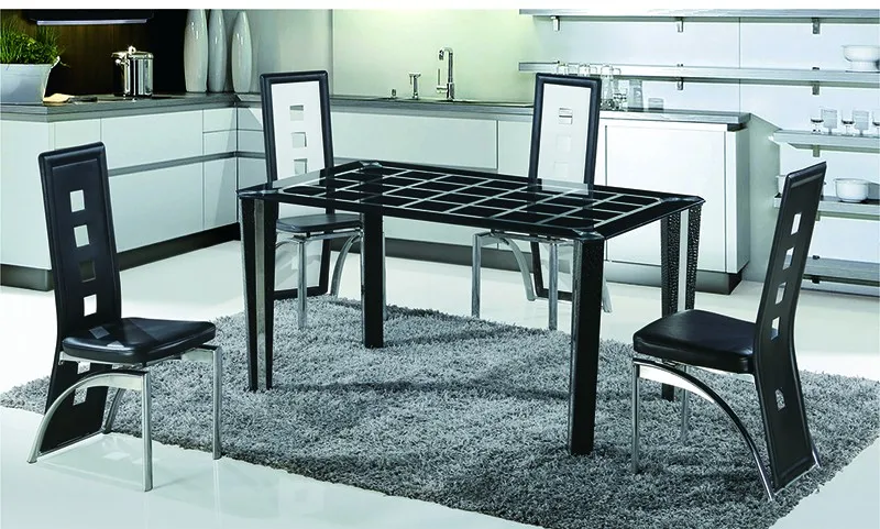 china modern modern double layer glass dining table for 6 dining table set italian