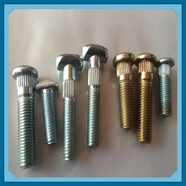 High Quality Asme/ansi B 18.5 Zinc Plated Round Head Ribbed Neck Bolts