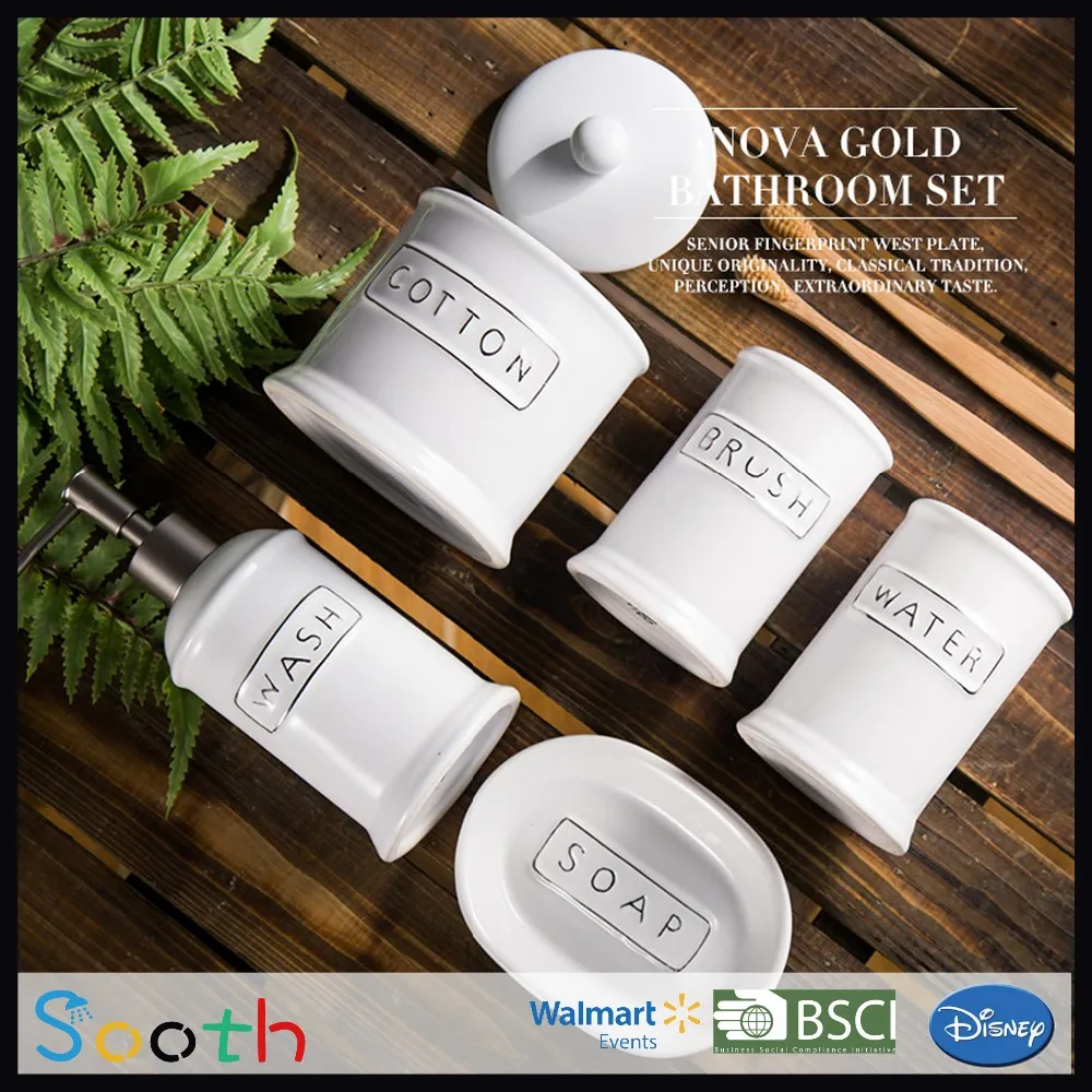 Hot Black And White Ceramic Bathroom Accessories Buy Bathroom