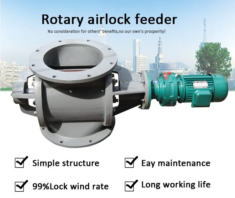 Mining Cement Air Lock Rotary Valve Rigid Impeller Feeder Buy