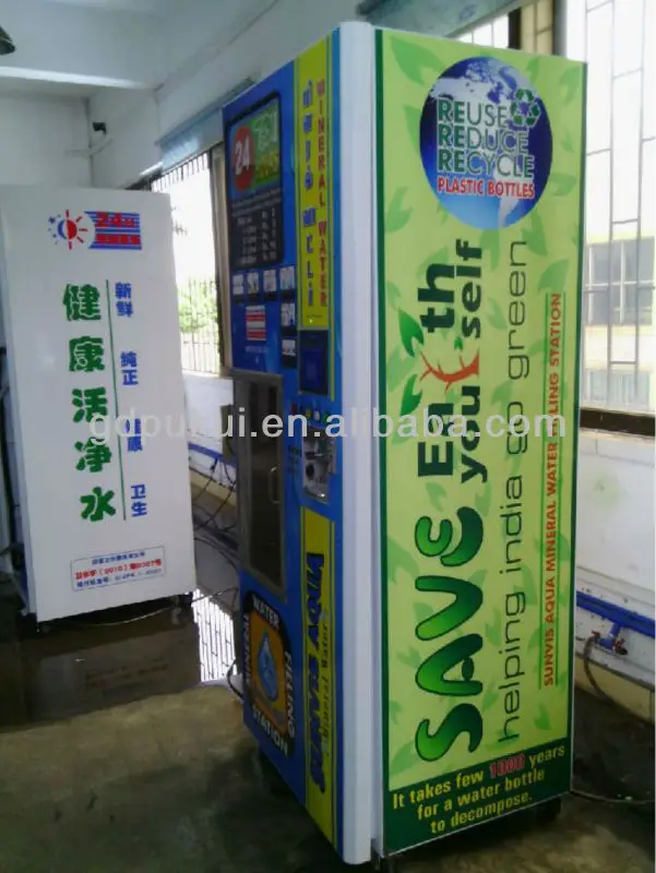 Auto Pure Water Kiosk With 9 Stage Purification System/ Pure Water Dispenser/ Pure Water Vendor