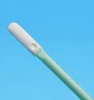 MPS-758 Polyester tip with green pp handle cleaning swab for optical cleaning
