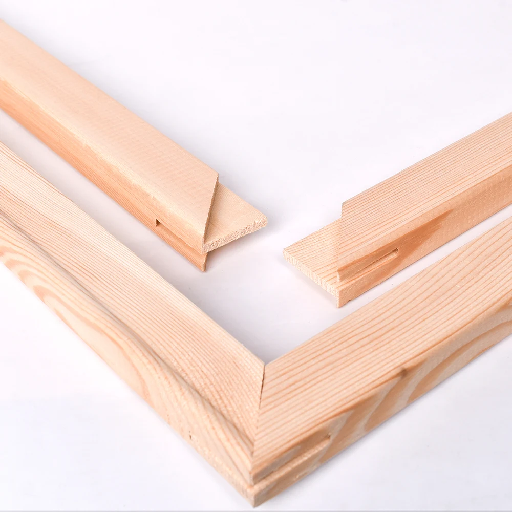 Wholesale Custom Size 2.3 Width 3.8 Depth Light Wood Finger Joint