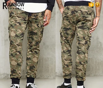 mens camo cargo joggers