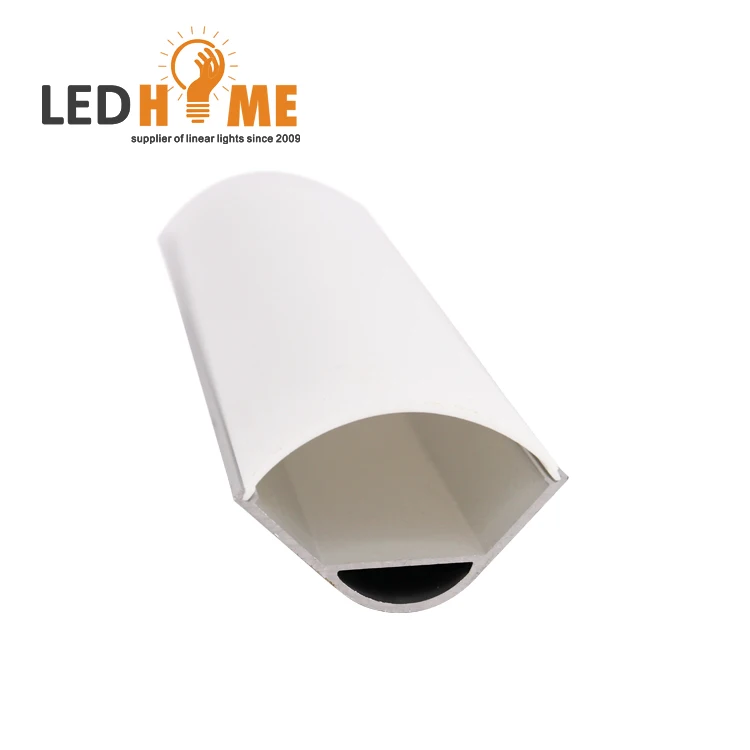 big size corner connector/ceiling lighting LED aluminum profile for stairway and pendant light
